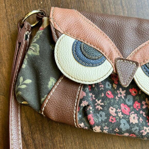 Vintage Unionbay Owl Aztec Wristlet - Cute and Unique! Boho - Picture 6 of 12